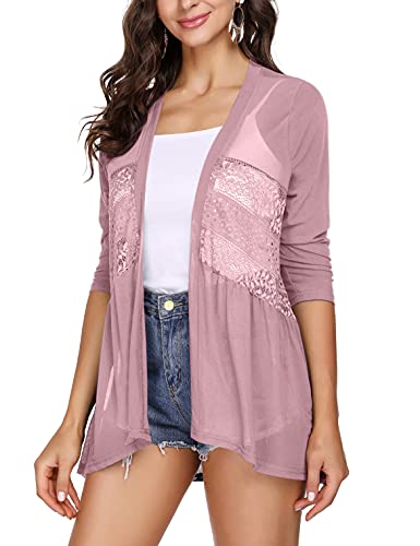 NC Damen Cardigan Lang Bolero Leichte Strickjacke...