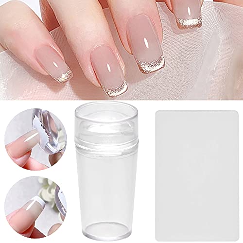 NICENEEDED Nagelkunst Stempel mit Schaben,...