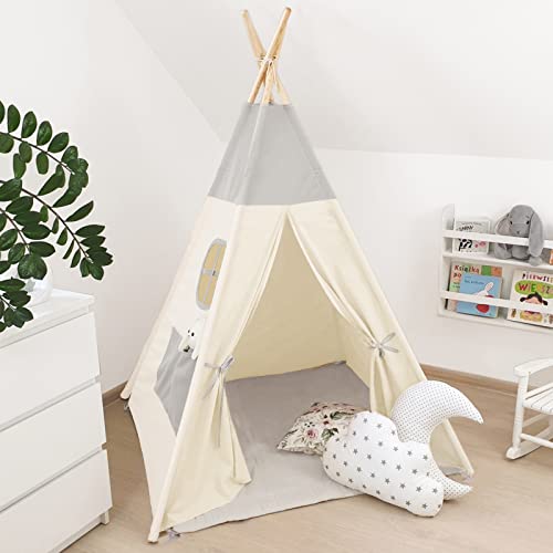 Tipi Zelt Spielzelt für Kinder Teepee Spielzelt...