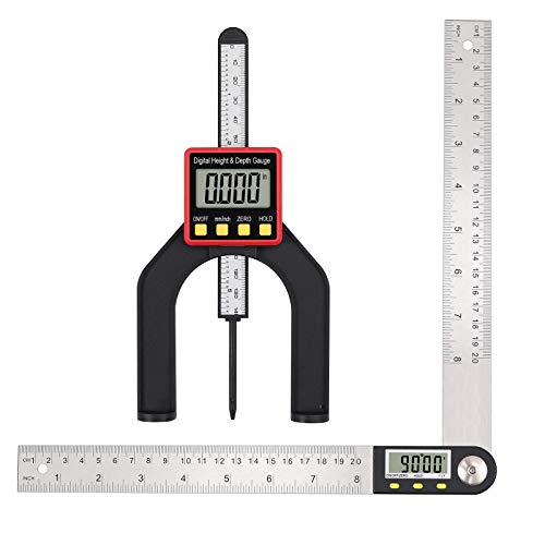 Neoteck Winkelmesser digital Edelstahl 200mm +...