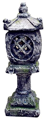 WQQLQX Statue Gartendekoration Lampe Skulptur,...