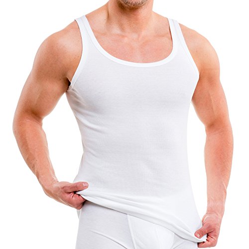 HERMKO 3000 5er Pack Herren Tank Top Classic...