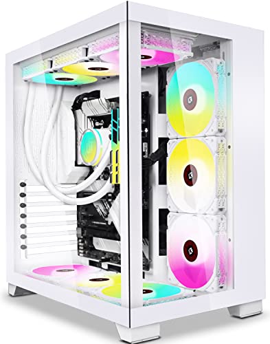 KEDIERS PC Gehäuse – ATX-Tower-Gaming-PC aus...