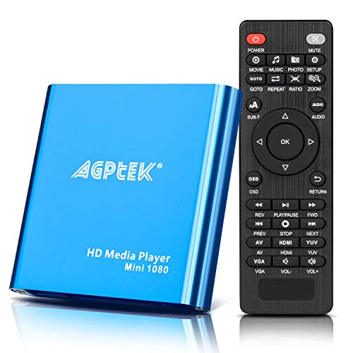 AGPTEK Mini 1080P Full HD Digital Mediaplayer...
