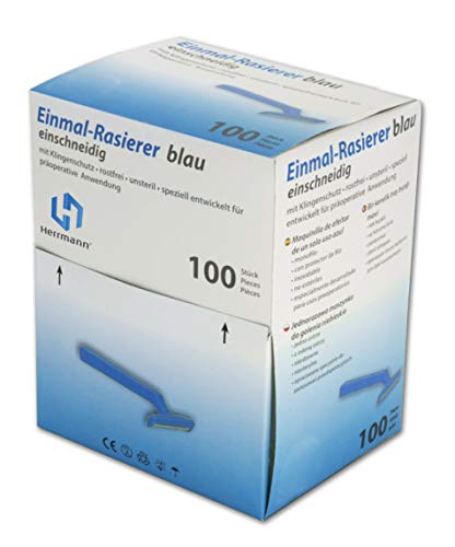 100 Stück Einmal-Rasierer 1 Klinge - Qualität...