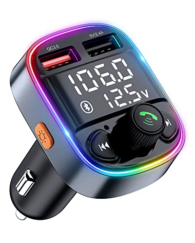 FLOVEME Bluetooth Adapter Auto - FM Transmitter...