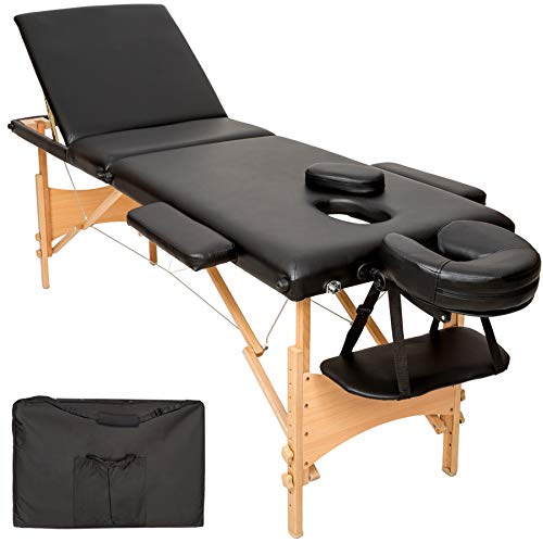 TecTake Mobile Massageliege 3 Zonen...