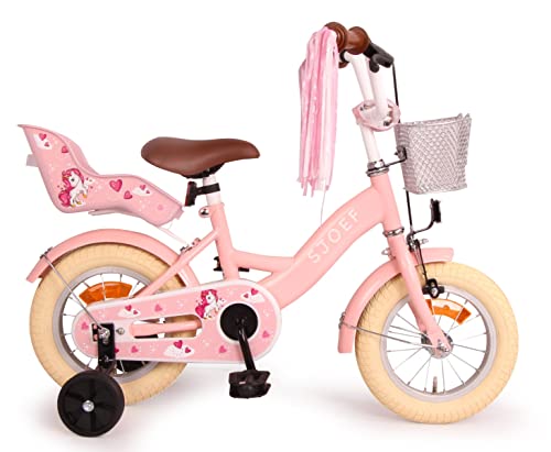 Sjoef Dolly Kinderfahrrad 12 Zoll | Kinder Fahrrad...