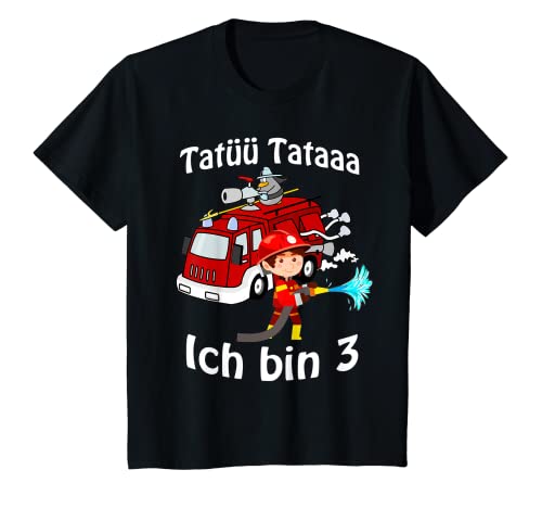 Kinder Feuerwehrmann mit Feuerwehrauto 3 Jahre...