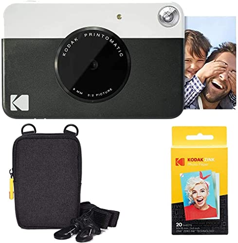 KODAK Printomatic Sofortbildkamera (Schwarz)...