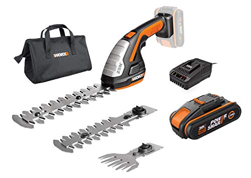 WORX 18V(20V MAX) Akku Gras- und Strauchschere...