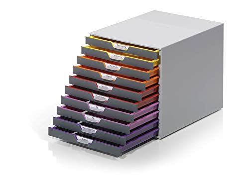 Durable Schubladenbox A4 (Varicolor) 10 Fächer,...