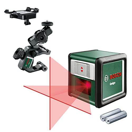 Bosch Kreuzlinienlaser Quigo mit Universalklemme...
