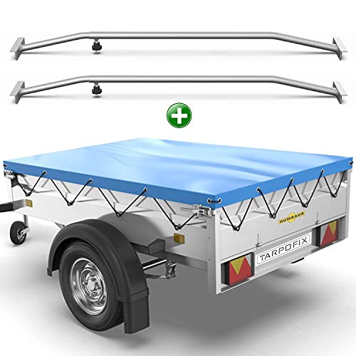 Tarpofix® Anhängerplane Flachplane 258x136x8 cm...