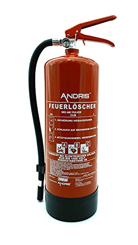 Orig. ANDRIS® Marken-Qualitäts-Feuerlöscher 6kg...