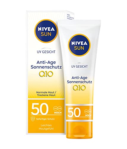 NIVEA SUN Sonnencreme fürs Gesicht, Anti-Age und...