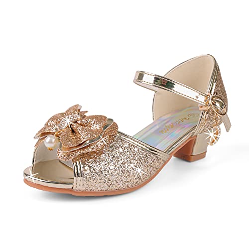 YUHUAWYH Mädchen Prinzessin Schuhe Sommer...