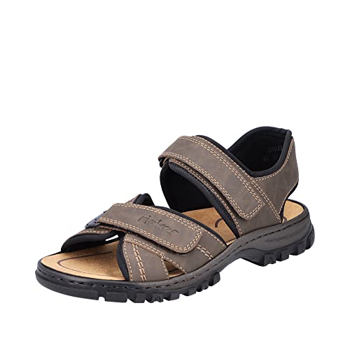 Rieker Herren 25051 Sandalen, Braun, 43 EU