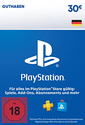 PlayStation Store Guthaben 30 EUR | PSN Deutsches...