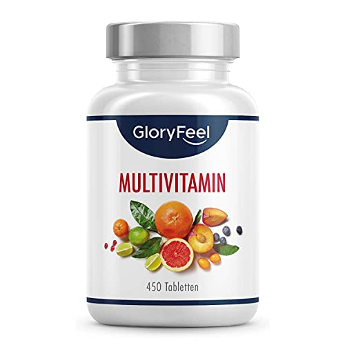 Multivitamin Hochdosiert - 450 Tabletten (15...