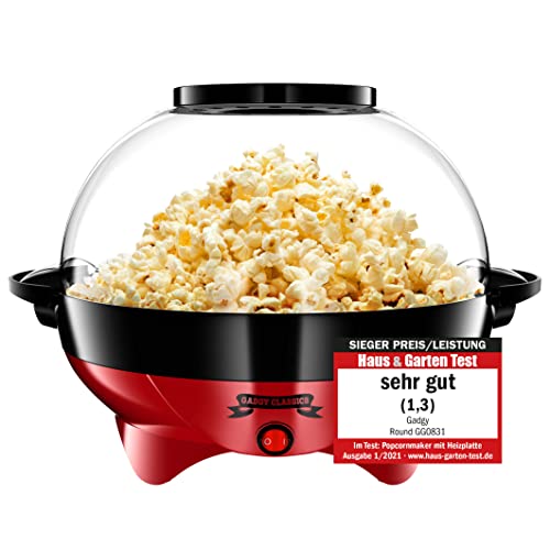 Gadgy ® Popcornmaschine l 800W Popcorn Maker mit...