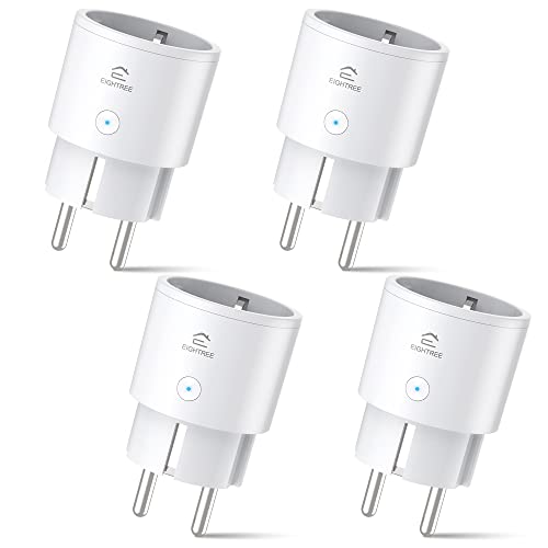 Smart WLAN Steckdose, EIGHTREE Mini Alexa Smart...