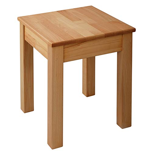 Krok Wood Hocker Tomas aus Massivholz 35x35x45 cm...