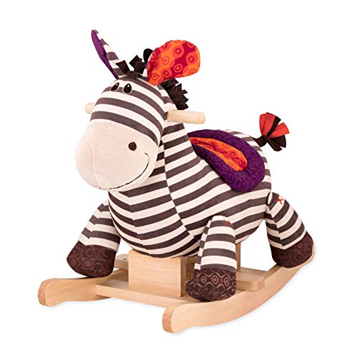 B. toys Schaukelpferd Zebra gestreift aus weichem...