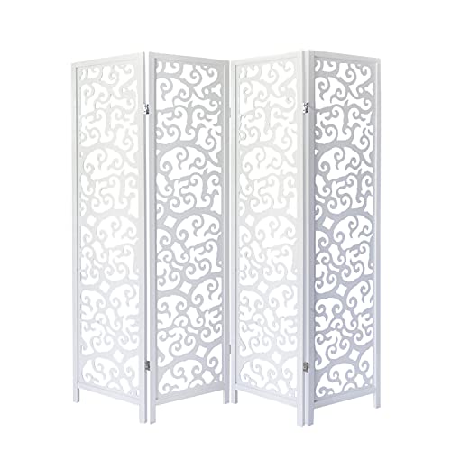 Homestyle4u 1056, Paravent Raumteiler 4 teilig,...