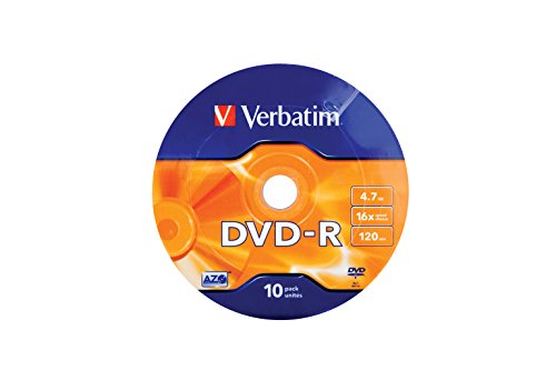 Verbatim 43729' DVD-R 4,7GB 16x 10er Wrap Spindel...