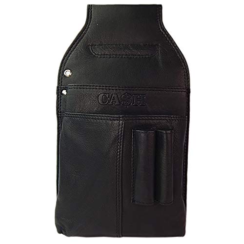 ekavale® Profi Gastro Echtleder Kellner-Tasche...