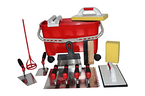 Grosses Fliesenwaschset Fliesenwascheimer 23 Liter...