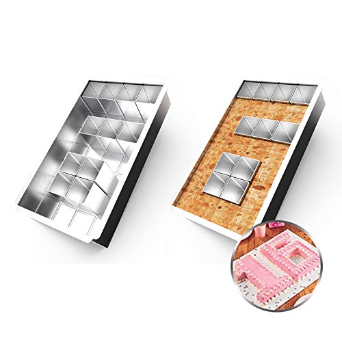 Anokay Aluminium Backformen/Kuchenform verstellbar...