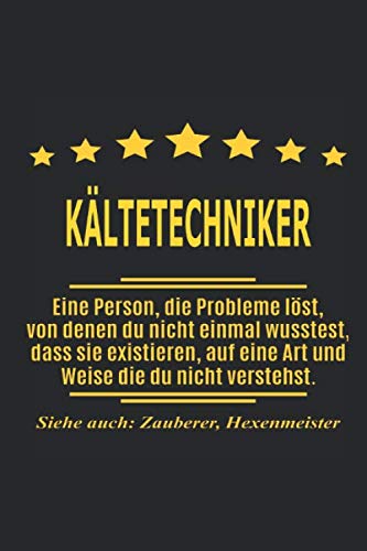 Kältetechniker Eine Person, die Probleme löst,...