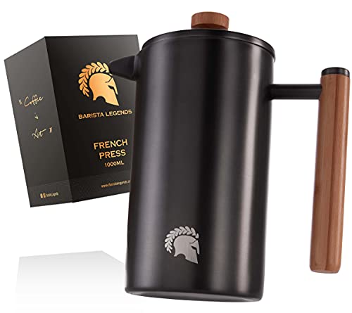 Barista Legends® French Press Edelstahl Thermo...