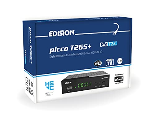 Edision Picco T265+ Terrestrischer DVB-T2 und...