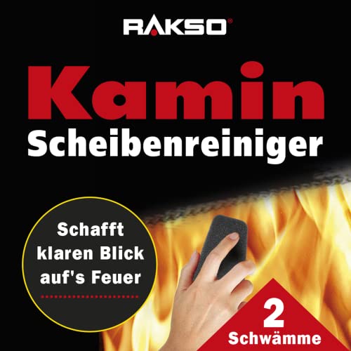 RAKSO Glas-Reiniger für Kamin-Scheiben...