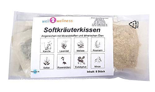 well2wellness® Sauna + Dampfbad Kräuterkissen...