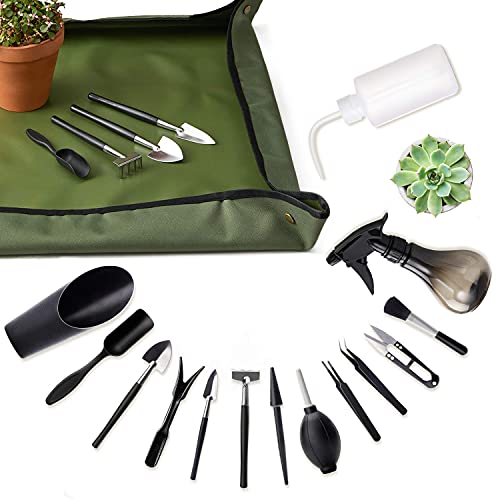 Sukkulenten Gartenwerkzeug Set, 14 Teiliges Mini...