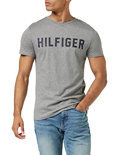 Tommy Hilfiger Herren Cn Ss Tee Hilfiger Hemd, Mid...