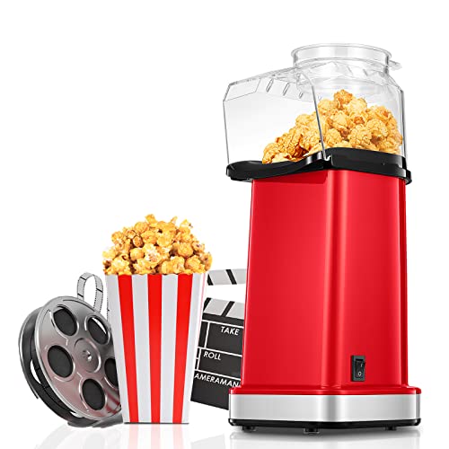 FOHERE® Popcornmaschine-1400 W Popcorn Maker-Pops...