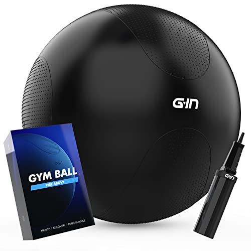 G-IN Gymnastikball Sitzball [Anti-Burst] für...