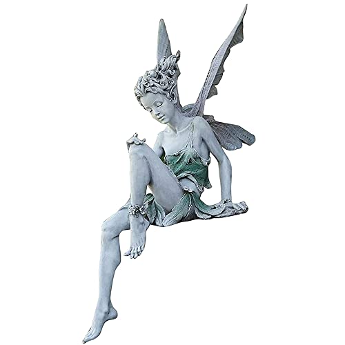 Elfen Figur Garten Feen, Sitzende Elfen...