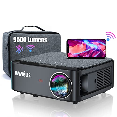 Beamer, Full HD 1080P 9500 Lumen Beamer 5G WiFi...