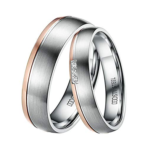 DOOSTI Partnerringe/Trauringe Dainty - Bicolor...