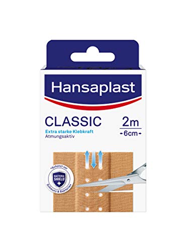 Hansaplast Classic Pflaster (2 m x 6 cm),...