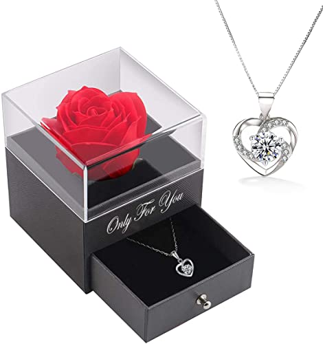 Handgefertigte konservierte Rosen schmuck-Geschenk...