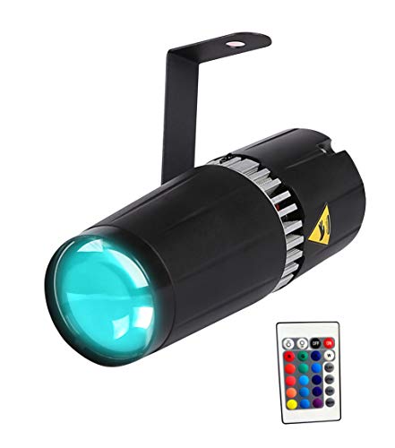 TOM LED 9W RGB 3-in-1 pin spot light - bühne und...