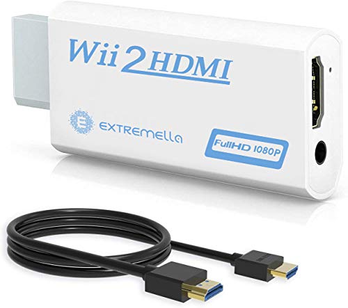 Extremella Wii zu HDMI Adapter mit HDMI Kabel,...