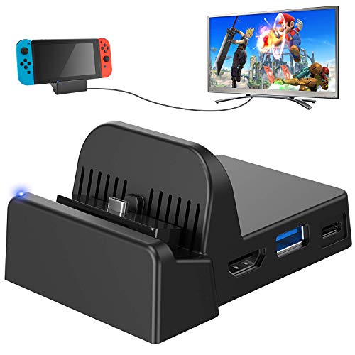 Nintendo Switch TV-Dock, Mini-Docking station HDMI...